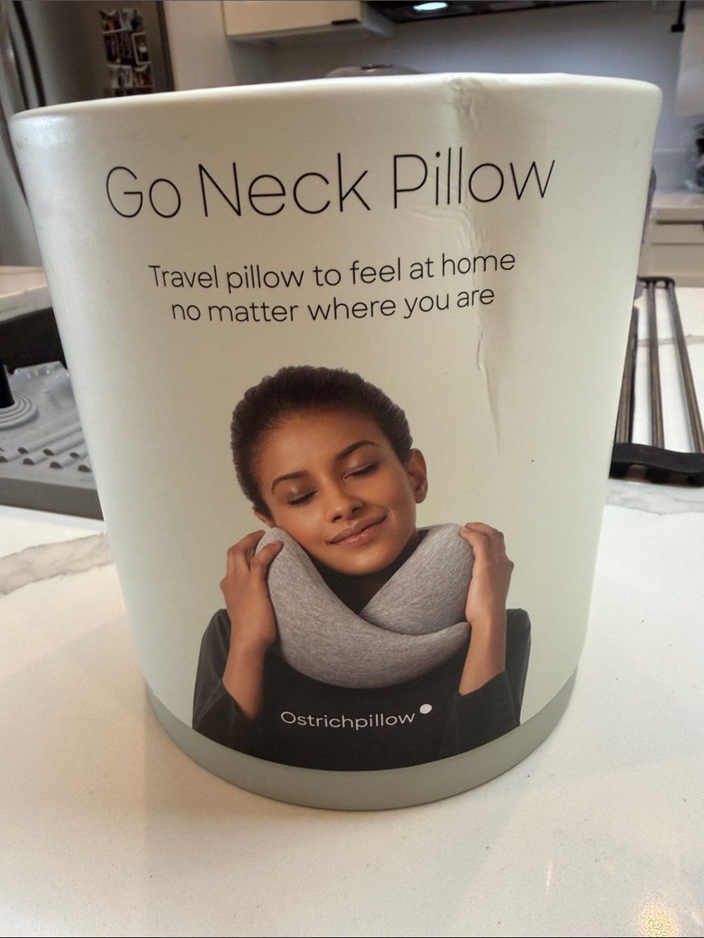 Viral Ostrich Go Neck Pillow - Gray